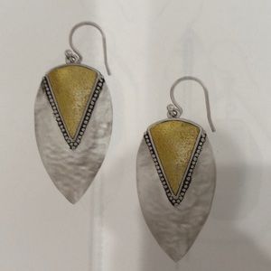 Silpada Two-toned Treasure Earrings